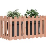 VidaXL Plantenbak verhoogd hekontwerp 100x50x50 cm massief douglashout