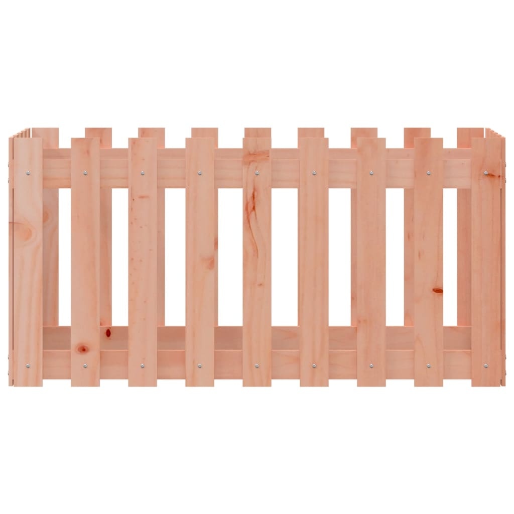 VidaXL Plantenbak verhoogd hekontwerp 100x50x50 cm massief douglashout