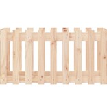 VidaXL Plantenbak verhoogd met hekontwerp 100x50x50 cm grenenhout