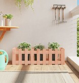 VidaXL Plantenbak verhoogd hekontwerp 100x30x30 cm massief douglashout