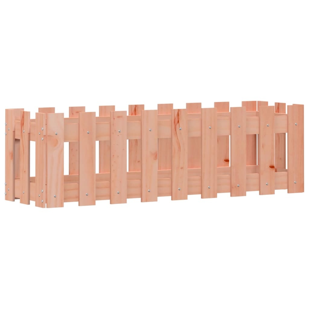 VidaXL Plantenbak verhoogd hekontwerp 100x30x30 cm massief douglashout
