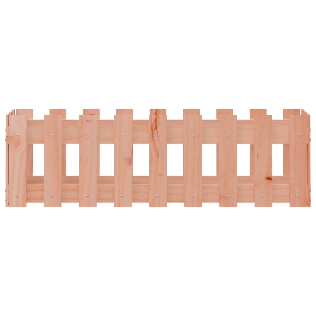 VidaXL Plantenbak verhoogd hekontwerp 100x30x30 cm massief douglashout
