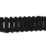 VidaXL Plantenbak verhoogd hekontwerp 100x30x30 cm grenenhout zwart