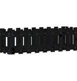 VidaXL Plantenbak verhoogd hekontwerp 100x30x30 cm grenenhout zwart