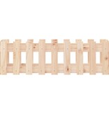 VidaXL Plantenbak verhoogd met hekontwerp 100x30x30 cm grenenhout