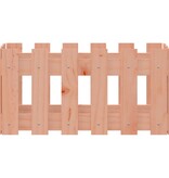 VidaXL Plantenbak met hekontwerp 60x30x30 cm massief dougashout