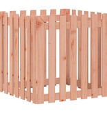 VidaXL Plantenbak met hekontwerp 70x70x70 cm massief douglashout