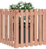 VidaXL Plantenbak met hekontwerp 70x70x70 cm massief douglashout