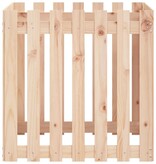 VidaXL Plantenbak met hekontwerp 70x70x70 cm massief grenenhout