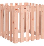 VidaXL Plantenbak met hekontwerp 60x60x60 cm massief douglashout
