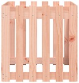 VidaXL Plantenbak met hekontwerp 60x60x60 cm massief douglashout