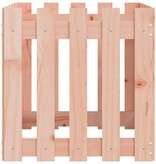 VidaXL Plantenbak met hekontwerp 50x50x50 cm massief douglashout