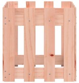 VidaXL Plantenbak met hekontwerp 40x40x40 cm massief douglashout