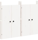 VidaXL Kastdeurtjes voor buitenkeuken 2 st 50x9x82 cm grenenhout wit