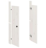 VidaXL Kastdeurtjes voor buitenkeuken 2 st 50x9x82 cm grenenhout wit