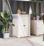 VidaXL Kastdeurtjes voor buitenkeuken 50x9x82 cm grenenhout wit