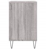 VidaXL Schoenenkast 102x36x60 cm bewerkt hout sonoma grijs