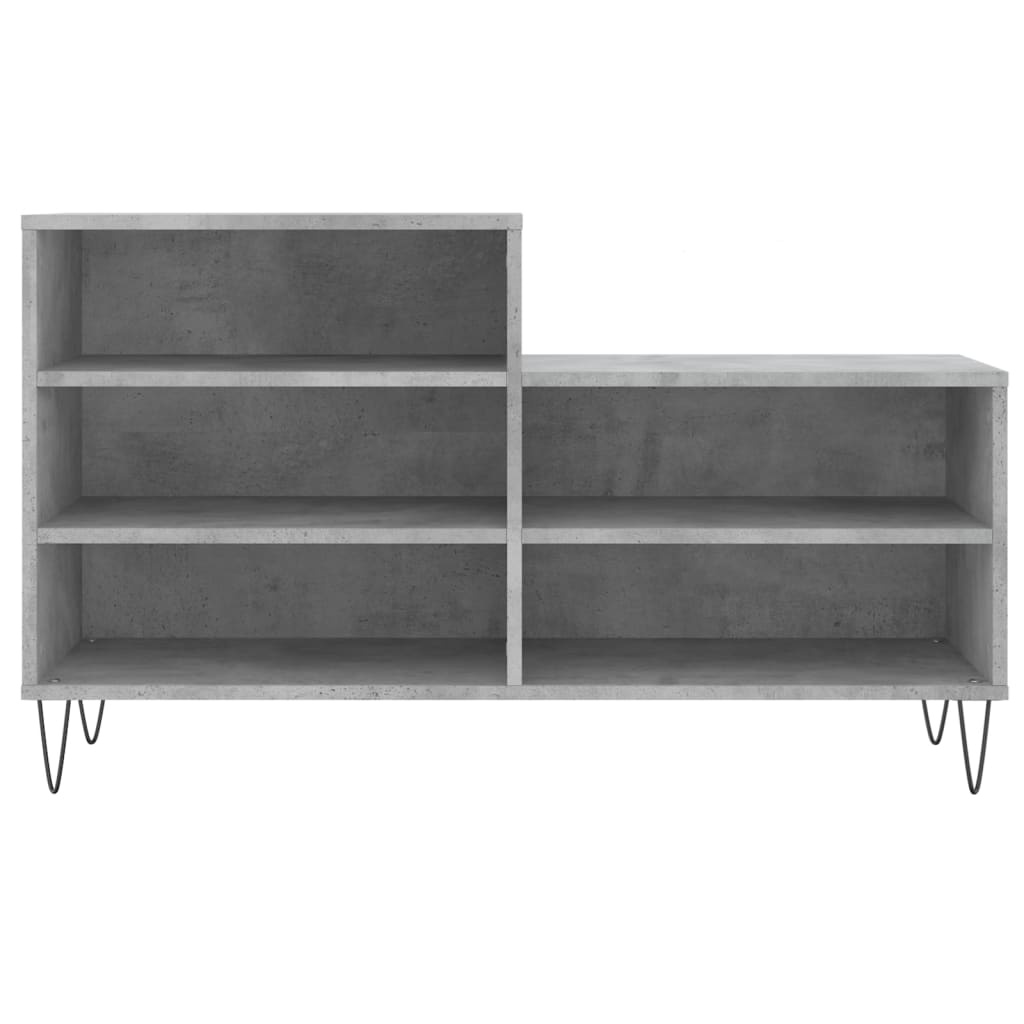 VidaXL Schoenenkast 102x36x60 cm bewerkt hout betongrijs