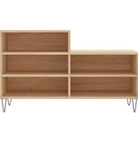 VidaXL Schoenenkast 102x36x60 cm bewerkt hout sonoma eikenkleurig