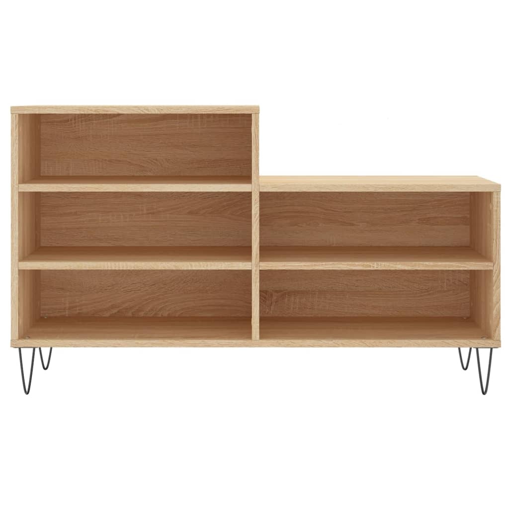 VidaXL Schoenenkast 102x36x60 cm bewerkt hout sonoma eikenkleurig
