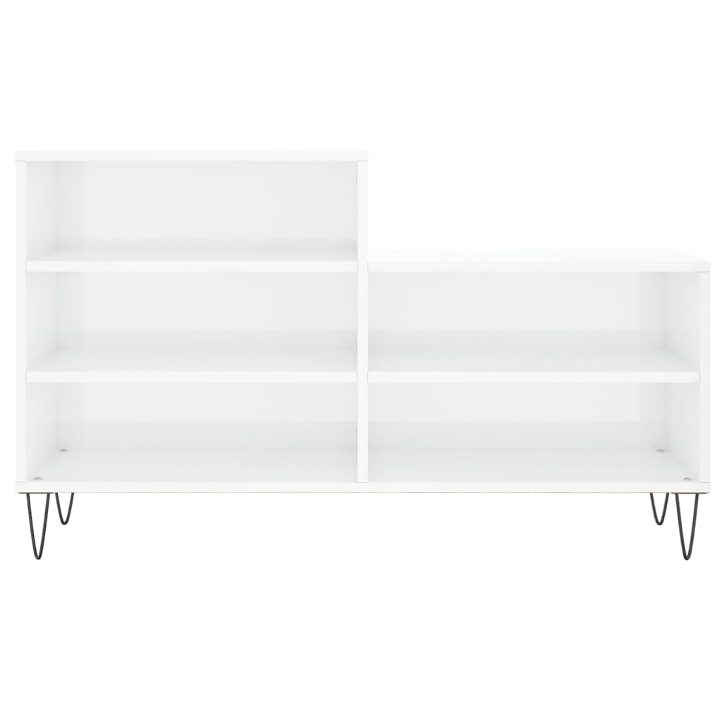 VidaXL Schoenenkast 102x36x60 cm bewerkt hout hoogglans wit
