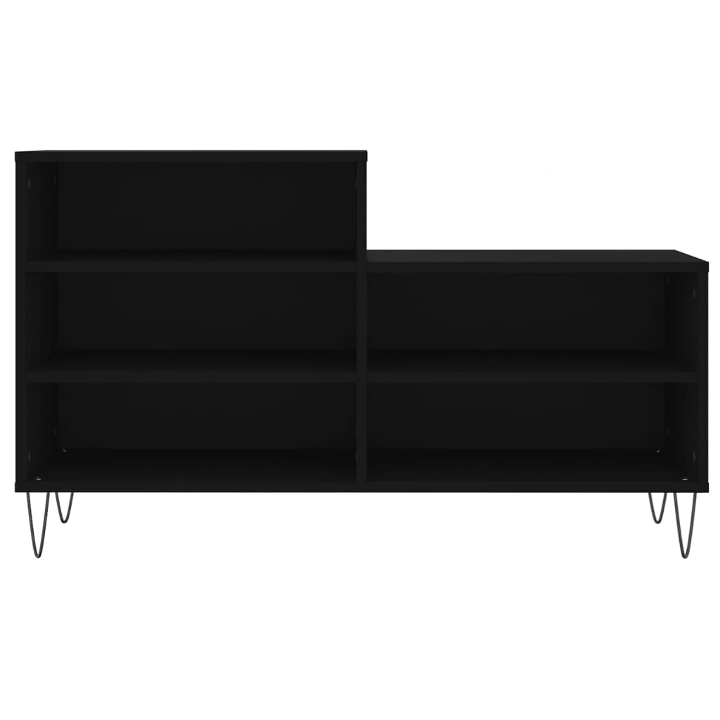VidaXL Schoenenkast 102x36x60 cm bewerkt hout zwart
