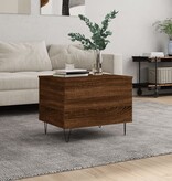 VidaXL Salontafel 60x44,5x45 cm bewerkt hout bruin eikenkleur