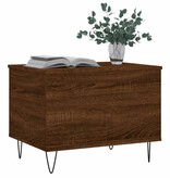VidaXL Salontafel 60x44,5x45 cm bewerkt hout bruin eikenkleur