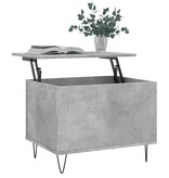 VidaXL Salontafel 60x44,5x45 cm bewerkt hout betongrijs