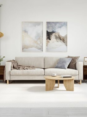 VidaXL Salontafels 2 st 50x46x50 cm bewerkt hout bruin eikenkleur