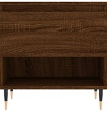 VidaXL Salontafel 50x46x50 cm bewerkt hout bruin eikenkleur