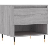 VidaXL Salontafels 2 st 50x46x50 cm bewerkt hout grijs sonoma eiken