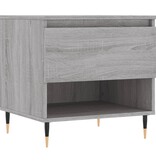 VidaXL Salontafel 50x46x50 cm bewerkt hout grijs sonoma eikenkleurig