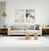 VidaXL Salontafels 2 st 50x46x50 cm bewerkt hout gerookt eikenkleurig