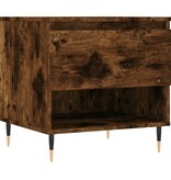 VidaXL Salontafels 2 st 50x46x50 cm bewerkt hout gerookt eikenkleurig