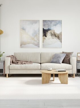 VidaXL Salontafels 2 st 50x46x50 cm bewerkt hout betongrijs