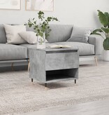 VidaXL Salontafel 50x46x50 cm bewerkt hout betongrijs