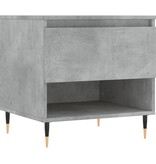 VidaXL Salontafel 50x46x50 cm bewerkt hout betongrijs