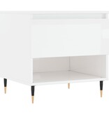 VidaXL Salontafels 2 st 50x46x50 cm bewerkt hout hoogglans wit