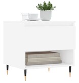 VidaXL Salontafel 50x46x50 cm bewerkt hout wit