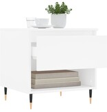 VidaXL Salontafel 50x46x50 cm bewerkt hout wit