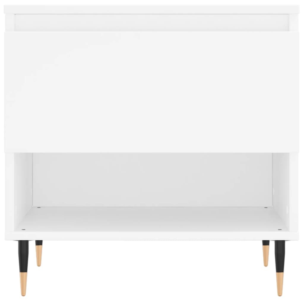 VidaXL Salontafel 50x46x50 cm bewerkt hout wit