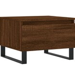 VidaXL Salontafel 50x46x35 cm bewerkt hout bruin eikenkleur