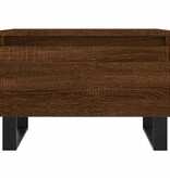 VidaXL Salontafel 50x46x35 cm bewerkt hout bruin eikenkleur