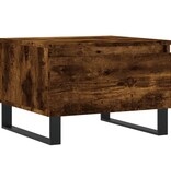 VidaXL Salontafels 2 st 50x46x35 cm bewerkt hout gerookt eikenkleurig