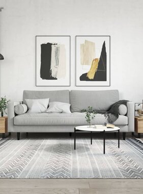 VidaXL Salontafels 2 st 50x46x35 cm bewerkt hout sonoma eikenkleurig