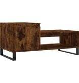 VidaXL Salontafel 100x50x45 cm bewerkt hout gerookt eikenkleurig