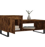 VidaXL Salontafel 100x50x45 cm bewerkt hout gerookt eikenkleurig