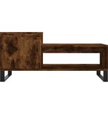 VidaXL Salontafel 100x50x45 cm bewerkt hout gerookt eikenkleurig