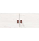 VidaXL Wandkast 80x30x30 cm massief grenenhout wit